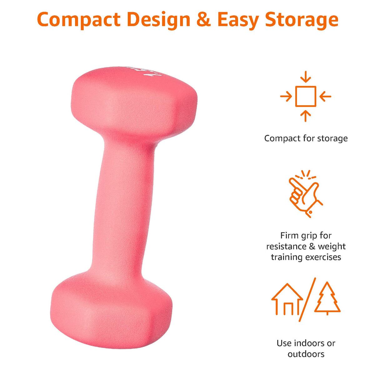 Amazon Basics Neoprene Dumbbell Pair