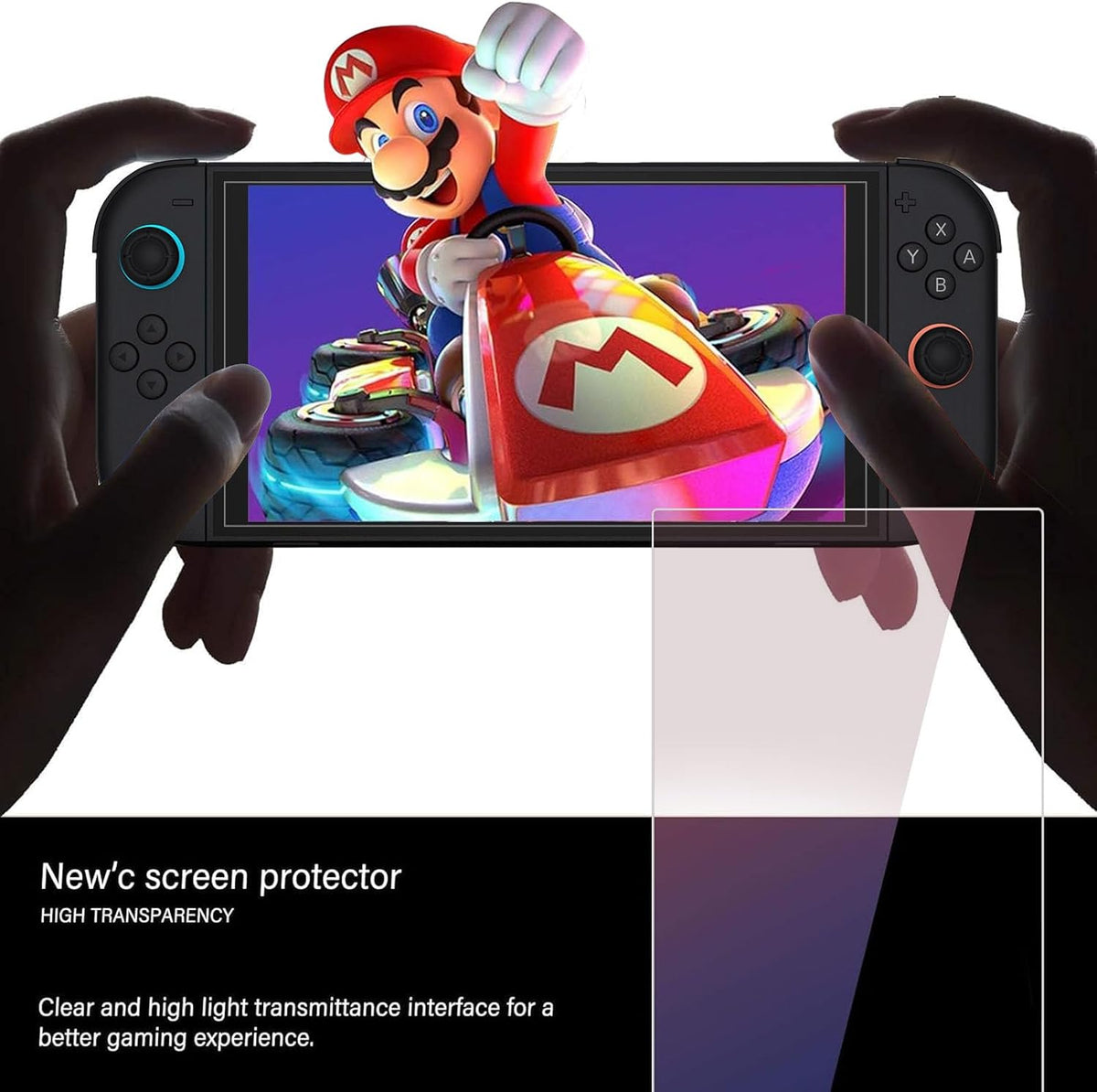 NEW'C for Nintendo Switch 2 Screen Protector Tempered Glass Bubble Free