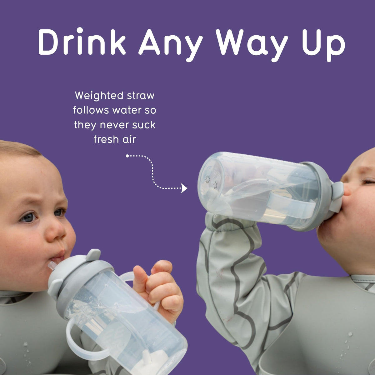 TUM TUM Tippy Up Free Flow Sippy Cup (No Valve), Sippy Cup for Toddlers, 200ml, BPA Free (Pete Polar Bear S3)