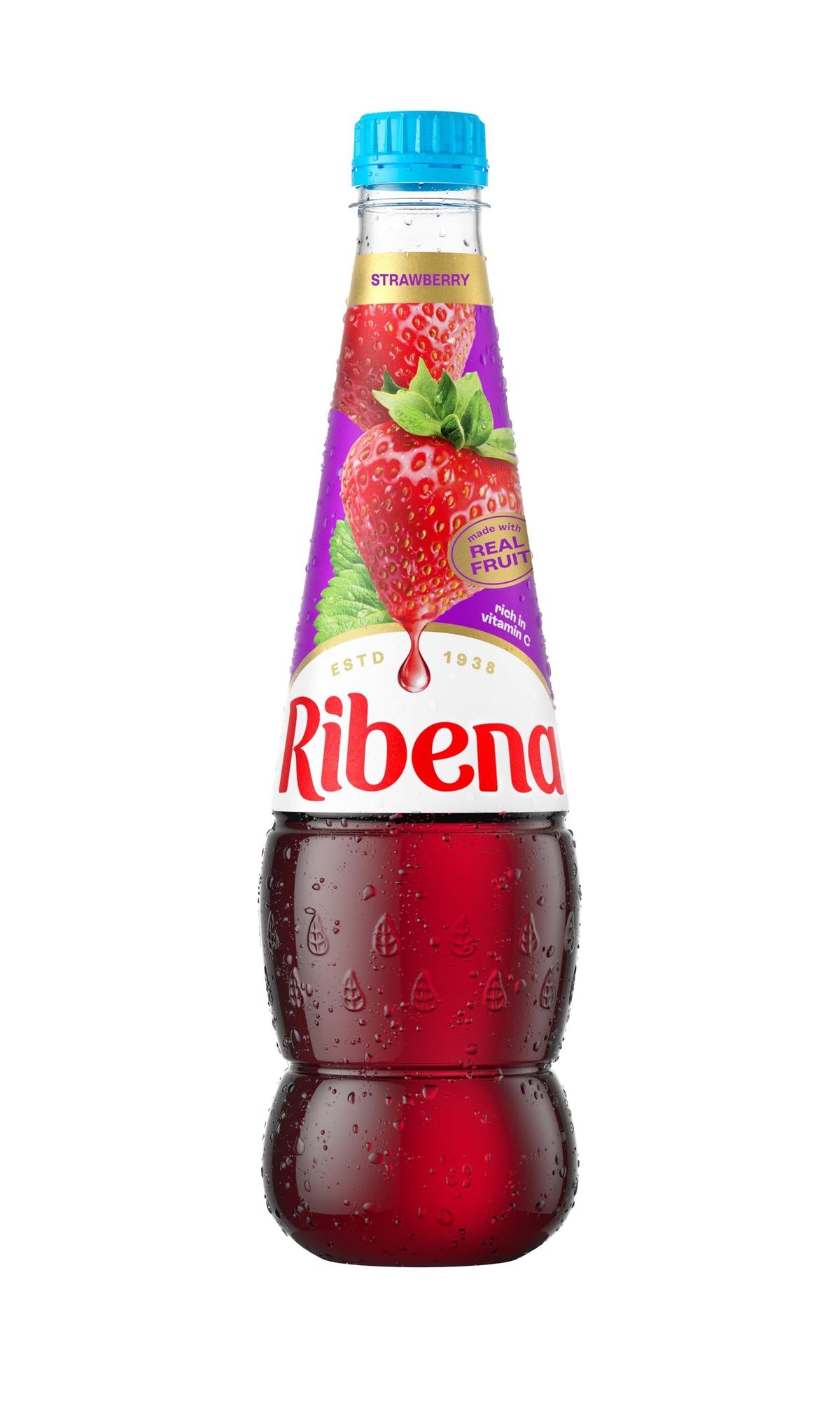 Ribena Blackcurrant Squash 1.5L – Real British Blackcurrants | Rich in Vitamin C | No Artificial Colours or Flavours | 100% Recycled Plastic Bottle