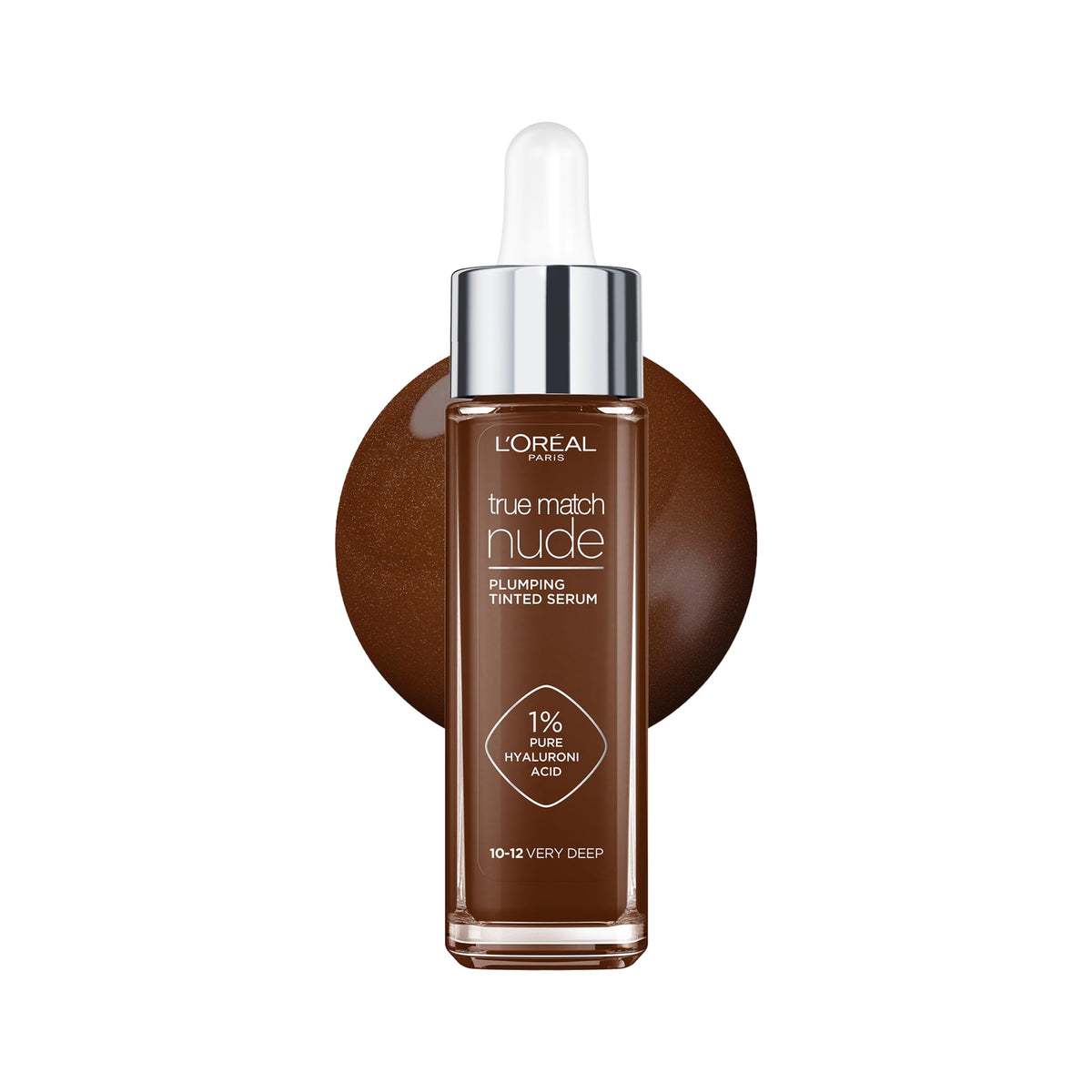L'Oréal Paris Nude Plumping Tinted Serum with Hyaluronic Acid, Shade 4-5