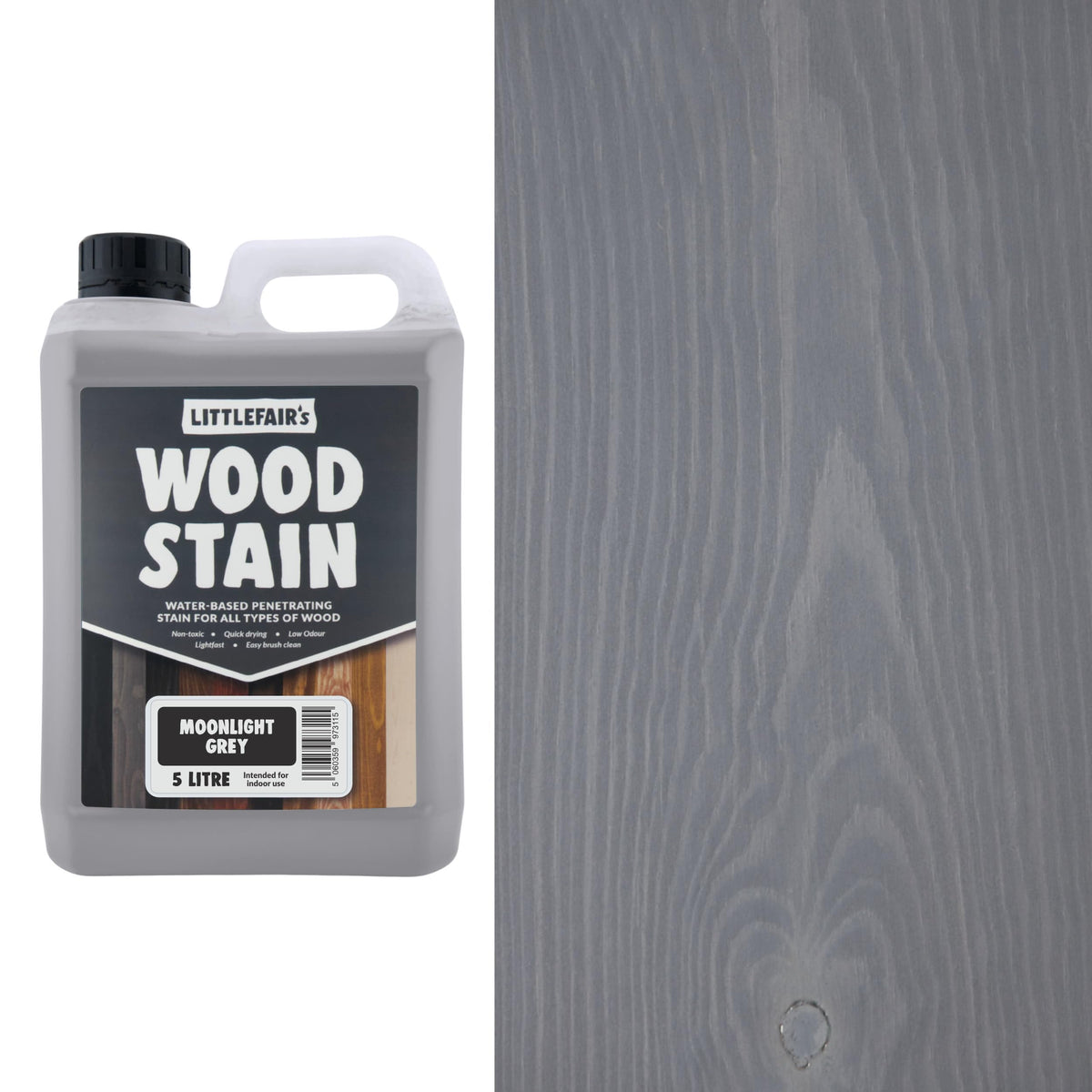 Littlefair's Wood Stain Water-Based - (Very Red Mahogany) – Non-Toxic, Eco-Friendly & Quick Drying - Easy-to-Apply, Concentrated Formula for All Wood Types – 15ml Tester Pot