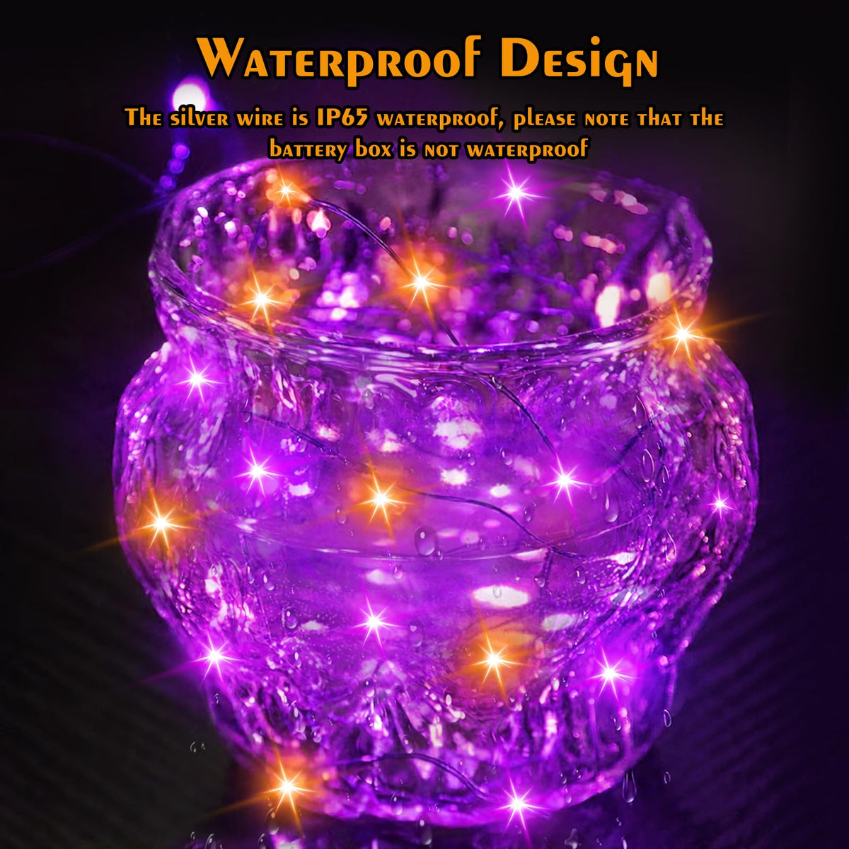 btfarm 12 Pack 3 Modes Fairy Lights Battery Operated, 2M 20LED String Light
