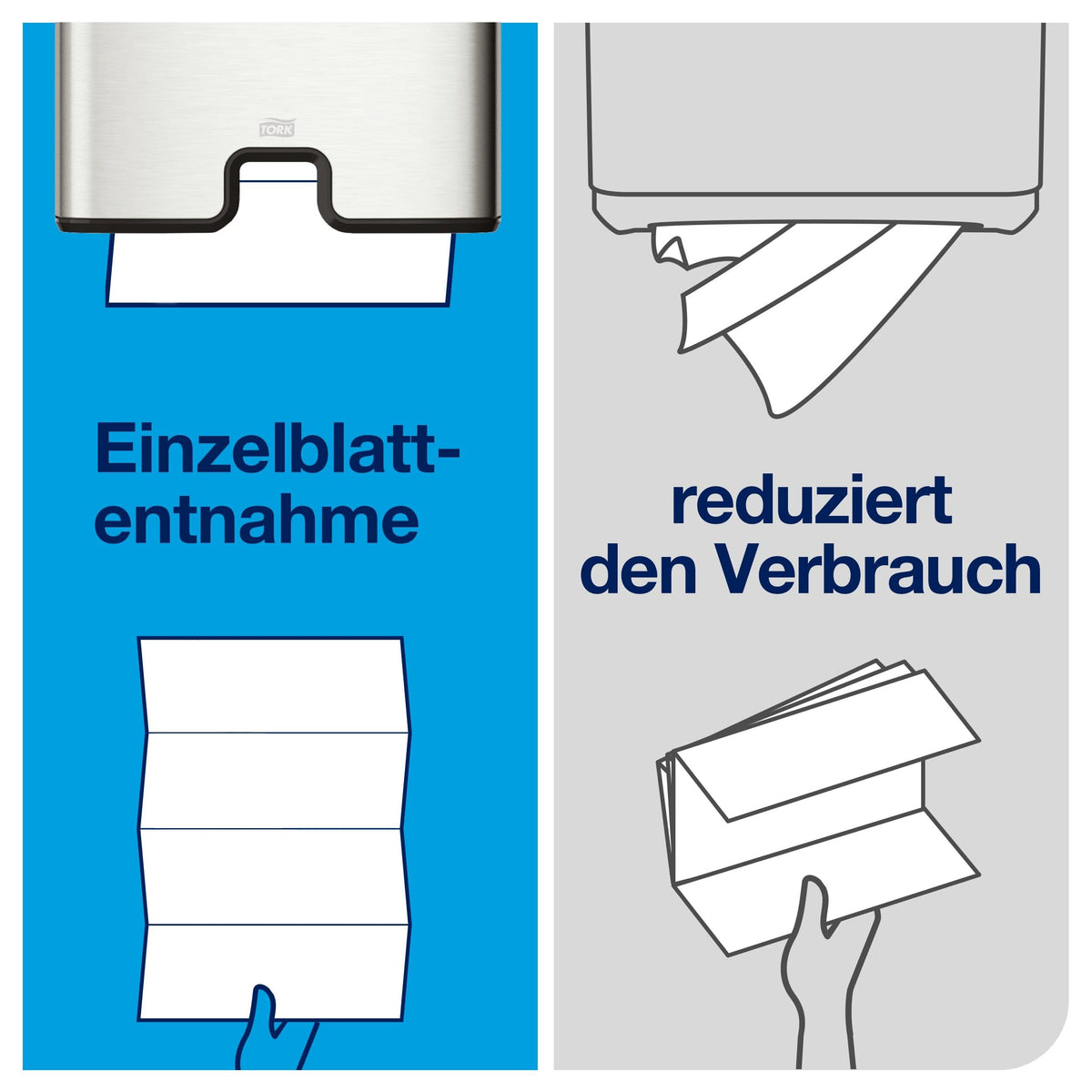 Tork D8217 Extra Soft Multifold Hand Towel, White, Pack of 2100, 21x100 sheets