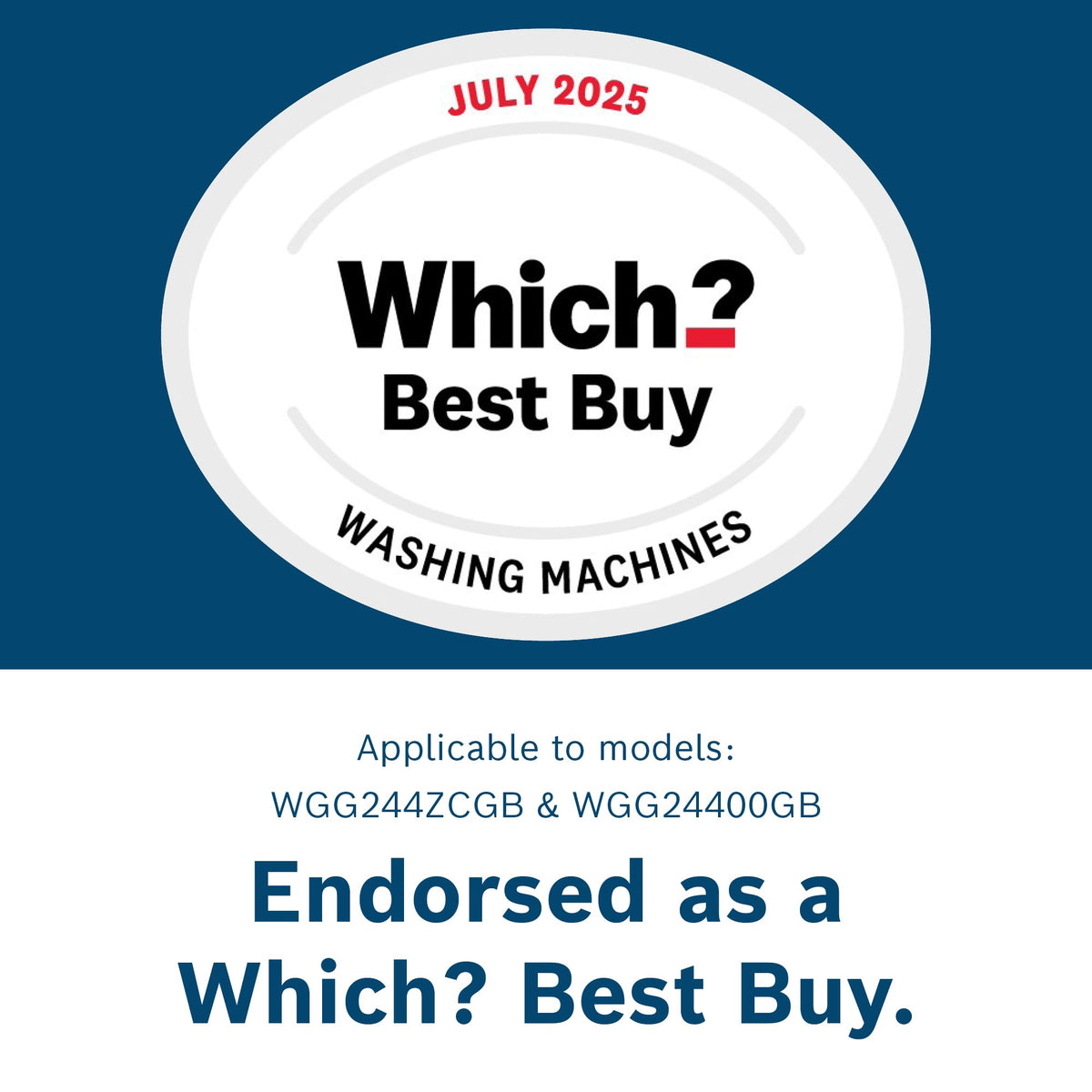 Bosch Series 6 WGJ25400GB Washing Machine, 10kg, 1400rpm, Energy Rating A, Freestanding, White