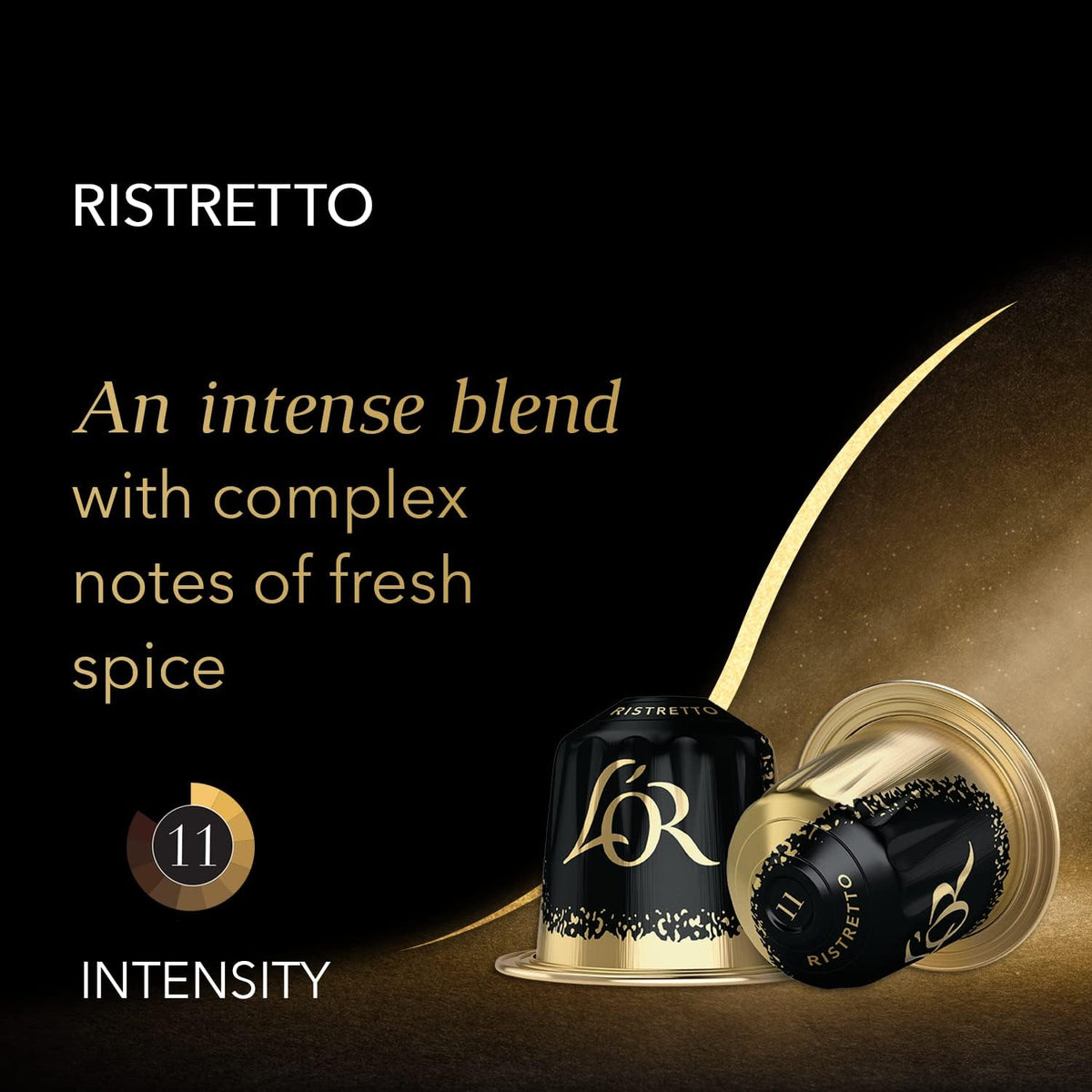 L'OR Espresso Ristretto Coffee Pods x40, Pack of 1, Total 40 Capsules