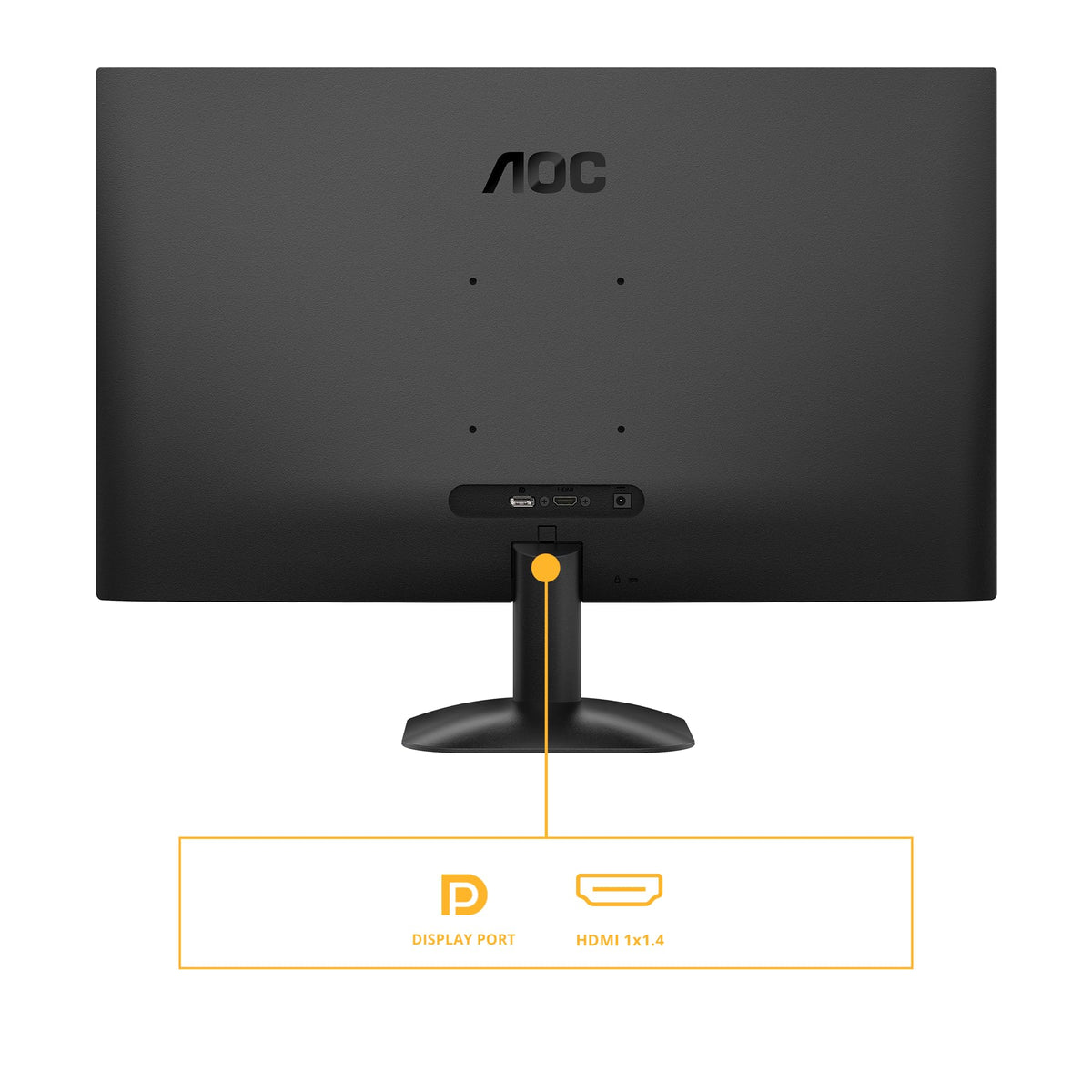 AOC 22B2H - 22 inch FHD Monitor, 75Hz, VA, 7ms Frameless design, Tilt, lowBlue Mode, Flicker Free (1920 x 1080 @ 75Hz, HDMI/VGA)