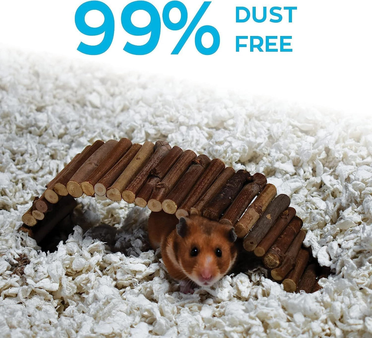 Carefresh 99% Dust-Free White Natural Paper Small Pet Bedding with Odor Control, 10L, White