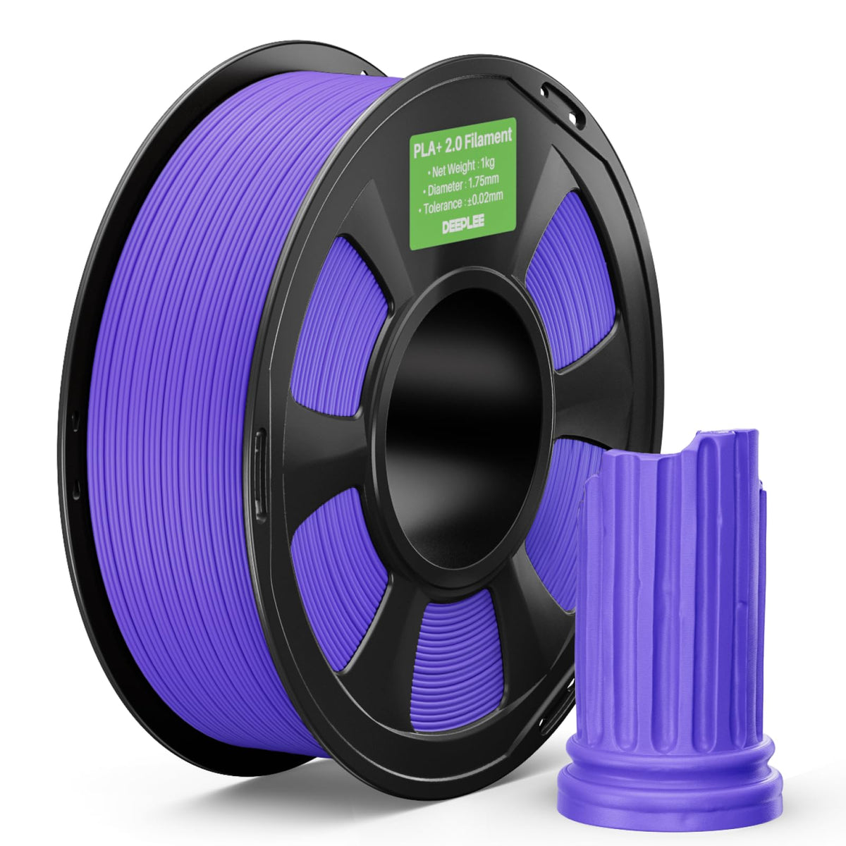 DEEPLEE PLA Plus 1.75mm Filament Beige/Brown 2KG Bundle