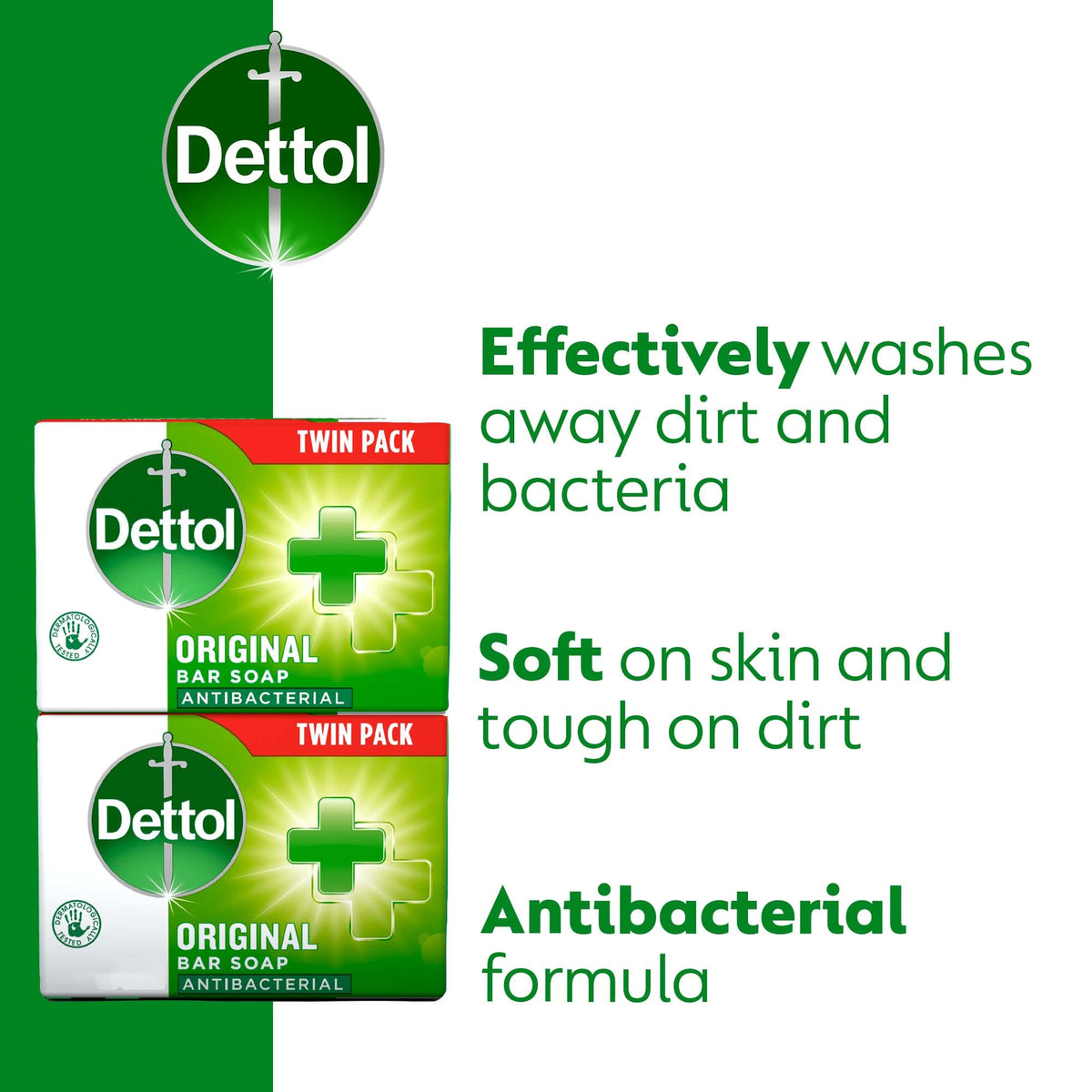 DETTOL ORIGINAL BAR SOAP 2X100