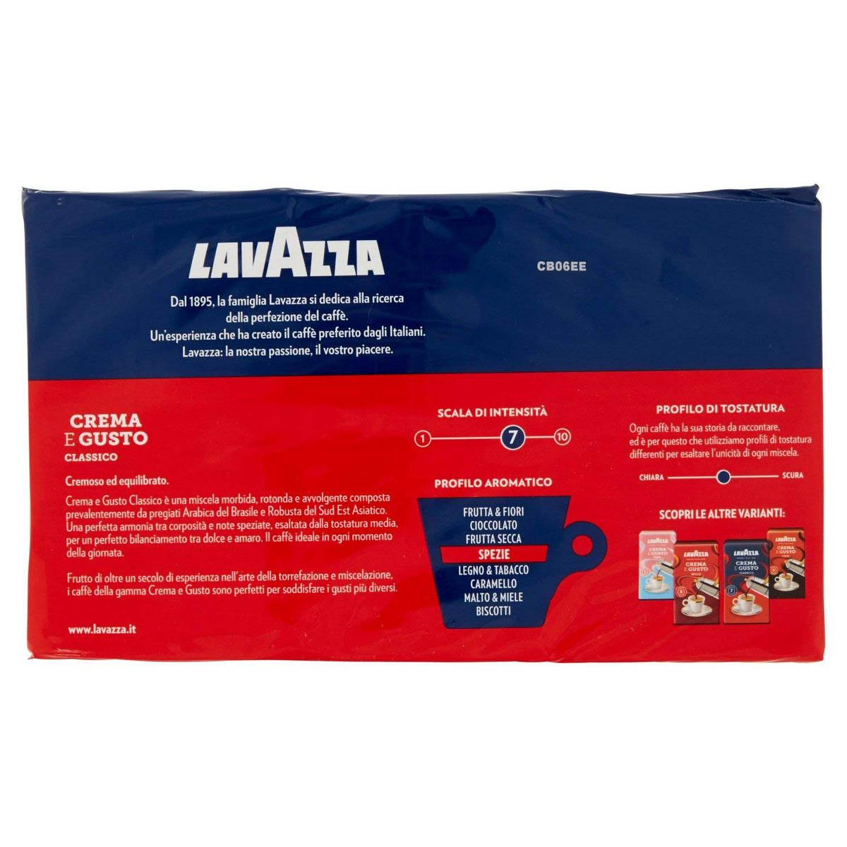 Lavazza CREAM AND AROMA KAWA ZIARNISTA 1000G