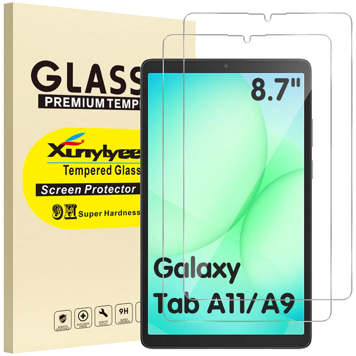XunyLyee 3 Pack Screen Protector for Samsung Galaxy Tab S10 Lite/ S10 FE