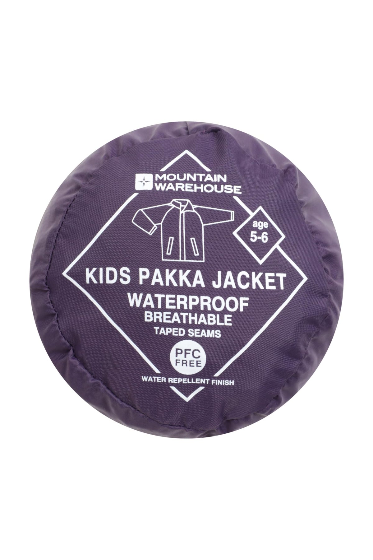 Mountain Warehouse Pakka Kids Waterproof Rain Jacket