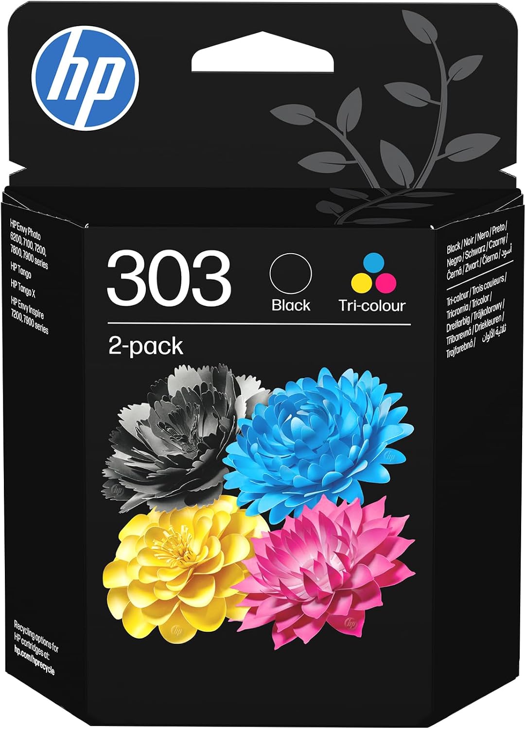 HP 303 Black & Tri-colour Original Ink Cartridges 2-Pack