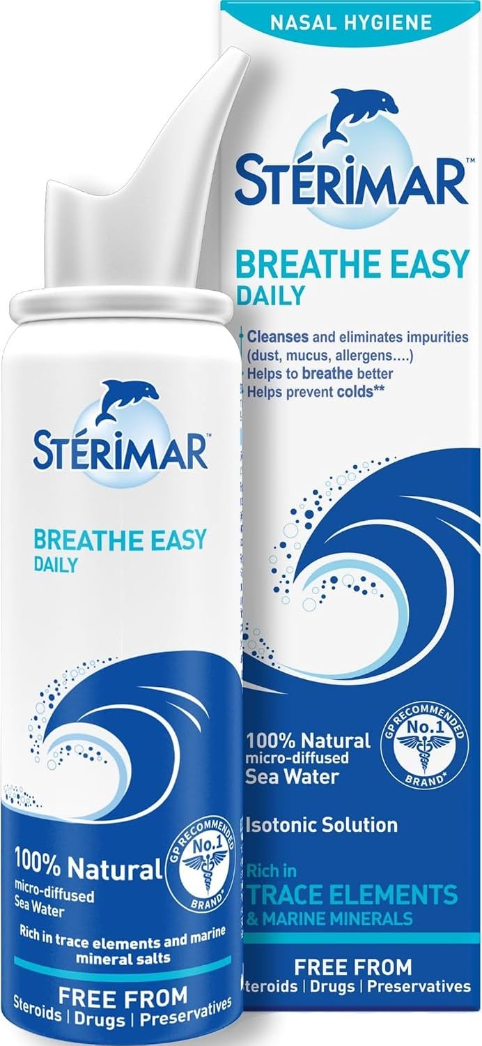 Sterimar Breathe Easy Daily Nasal Spray, Gentle Nasal Hygiene, 100ml