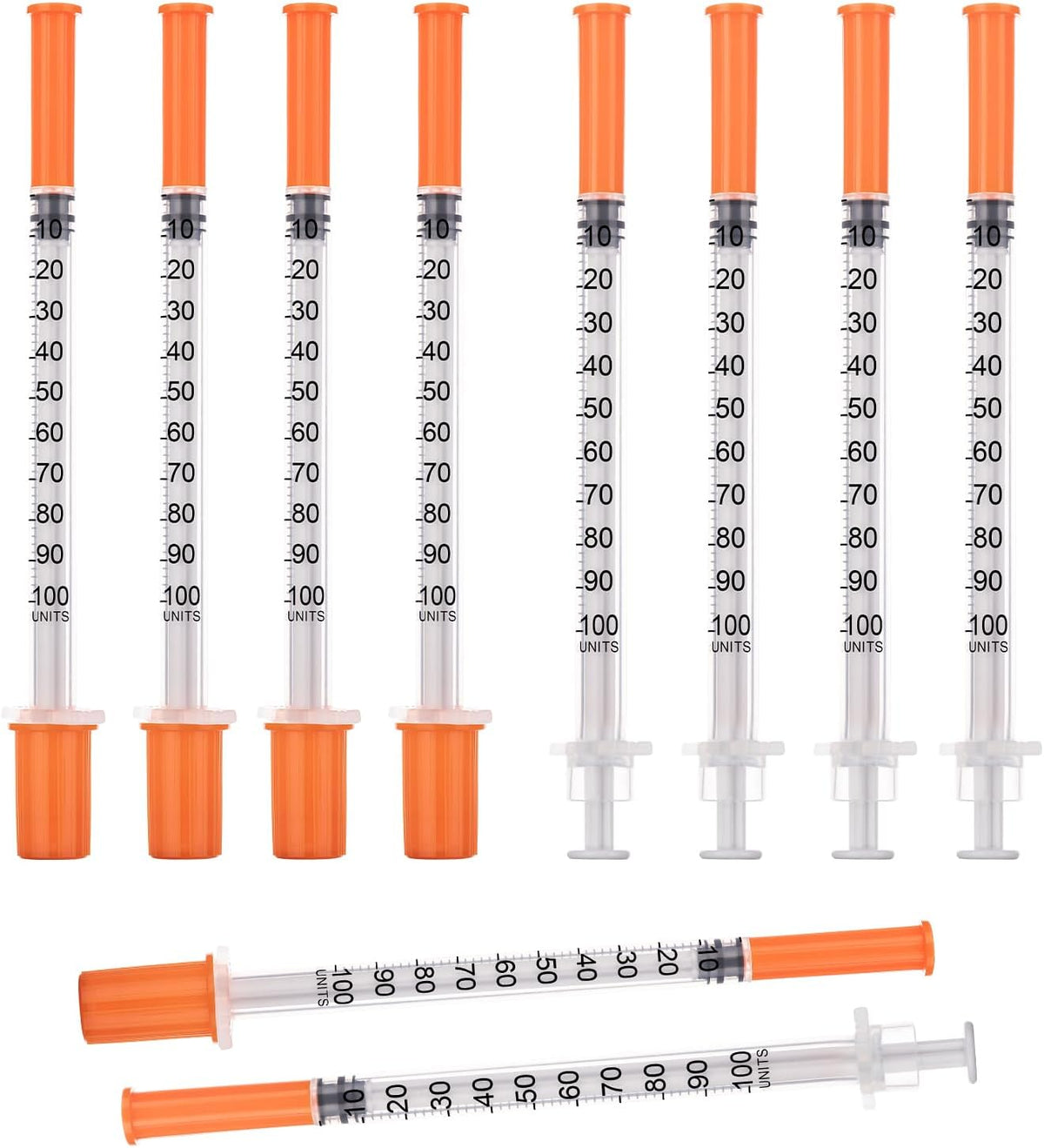 20 Pack 1 mL Precision Plastic Measuring and Dispensing Tools, 29G 8 mm, Individually Packaged, Multipurpose Liquid Transfer and Measurement
