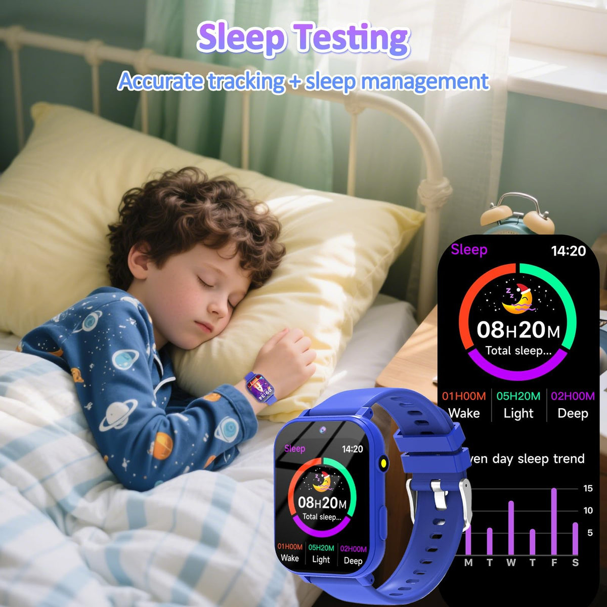 Kids Smart Watch for Boys Girls, Smart Watch for Kids Fitness Watch