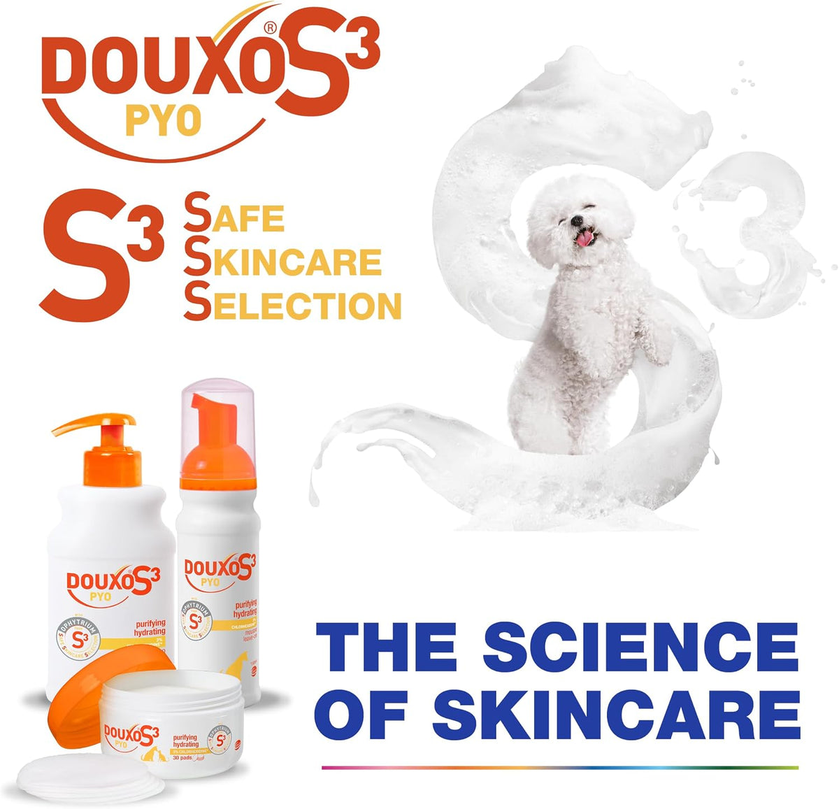 DOUXO S3 PYO Antibacterial and Antifungal Dog and Cat Shampoo