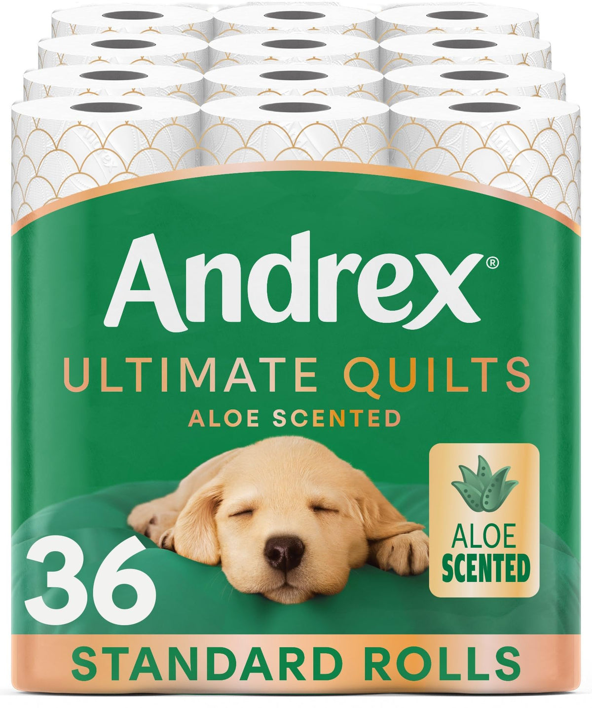Andrex Ultimate Quilt Toilet Roll - 36 Toilet Rolls, 3-Ply, Bulk Buy