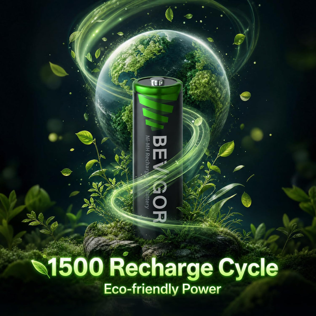 BEVIGOR 16 Slot Battery Charger for AA & AAA Rechargeable Batteries