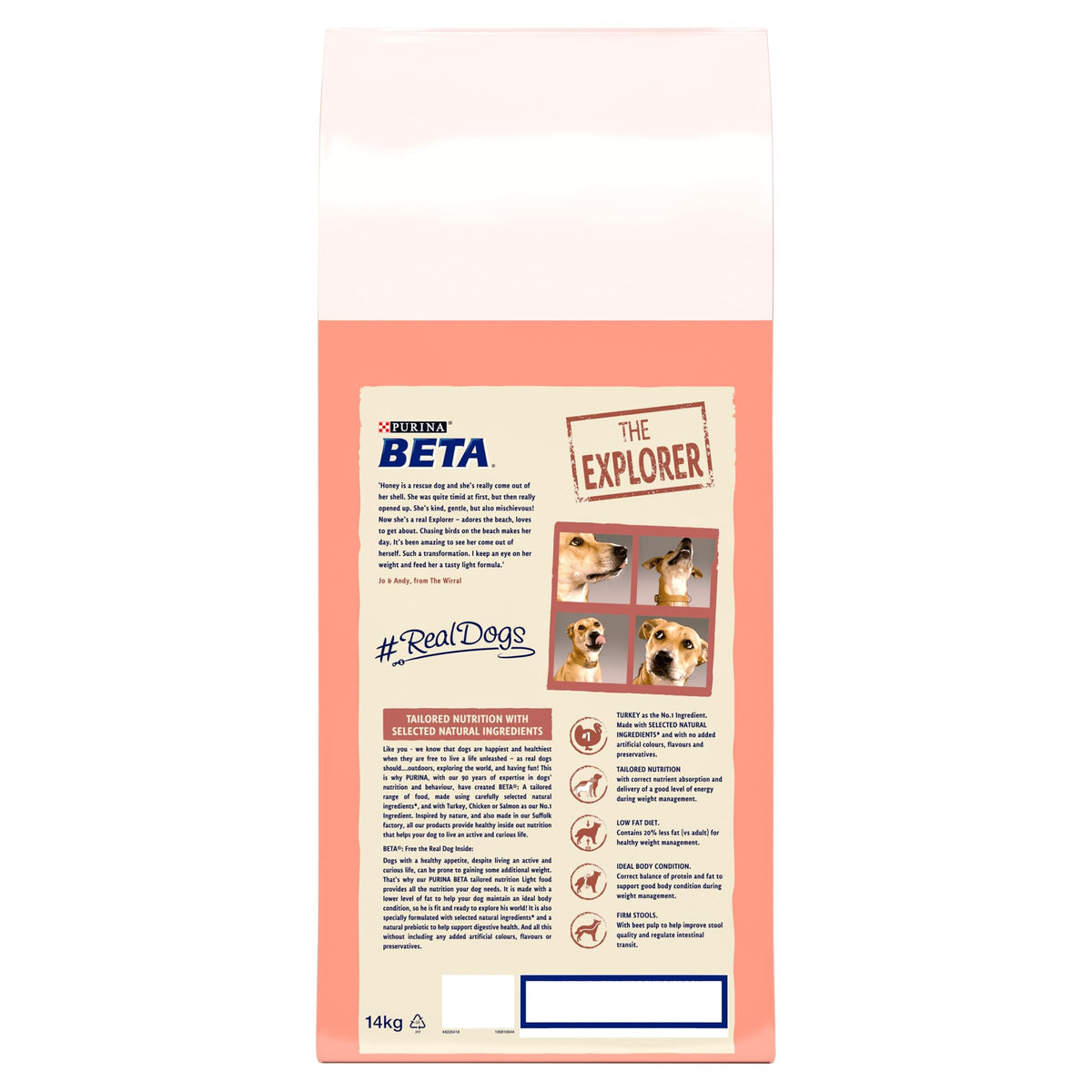 BETA Adult Sensitive Salmon Dry Dog Food 14kg