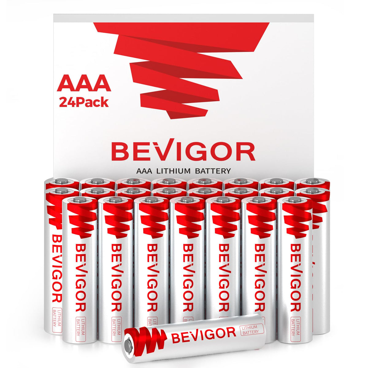 BEVIGOR Lithium AA Battery Pack of 4