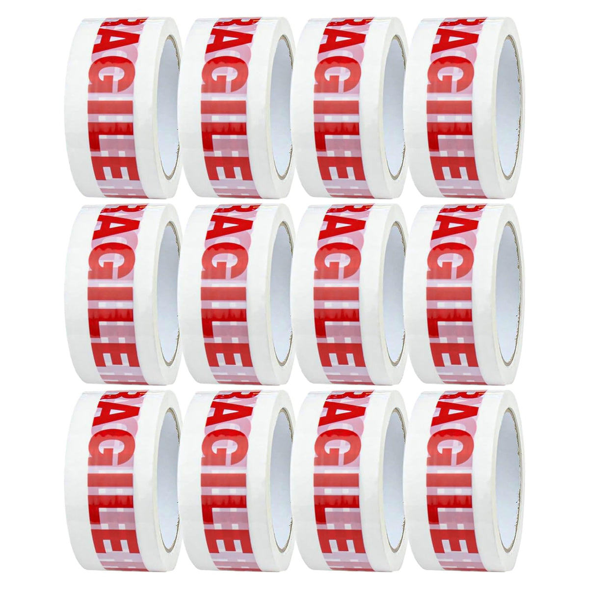 G4GADGET Pack of 3 Clear Packing Tape - Heavy Duty Transparent Tape 48mm x 66m - Ideal for Moving, Packing Boxes, and Secure Packaging