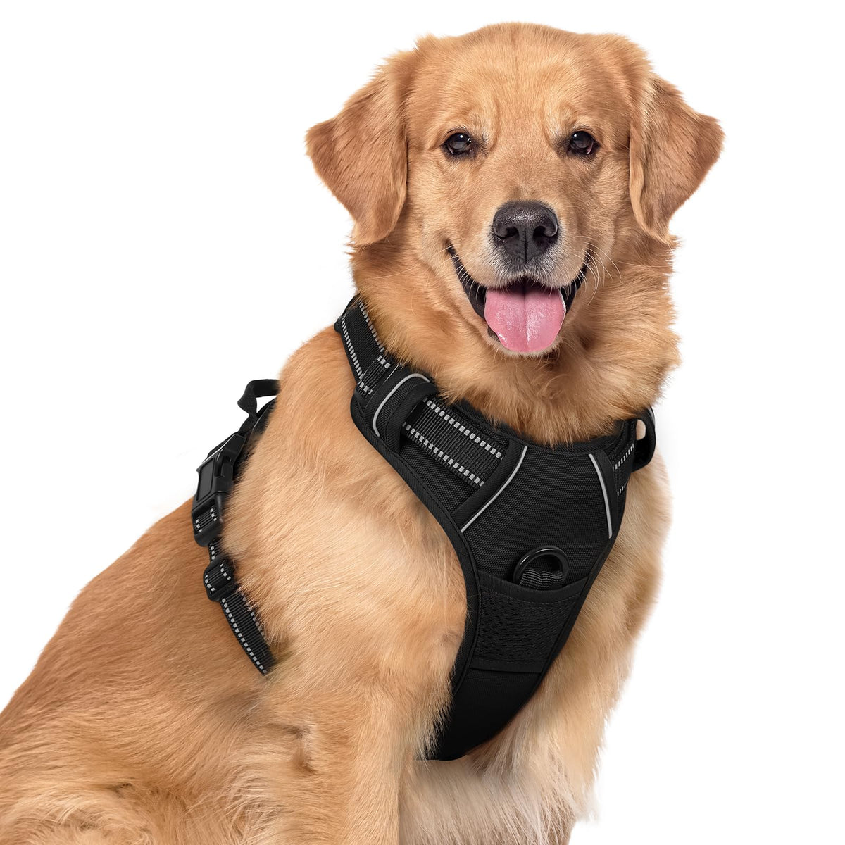 rabbitgoo Dog Harness Large Dog, No Pull Vest with Front Clip & Handle