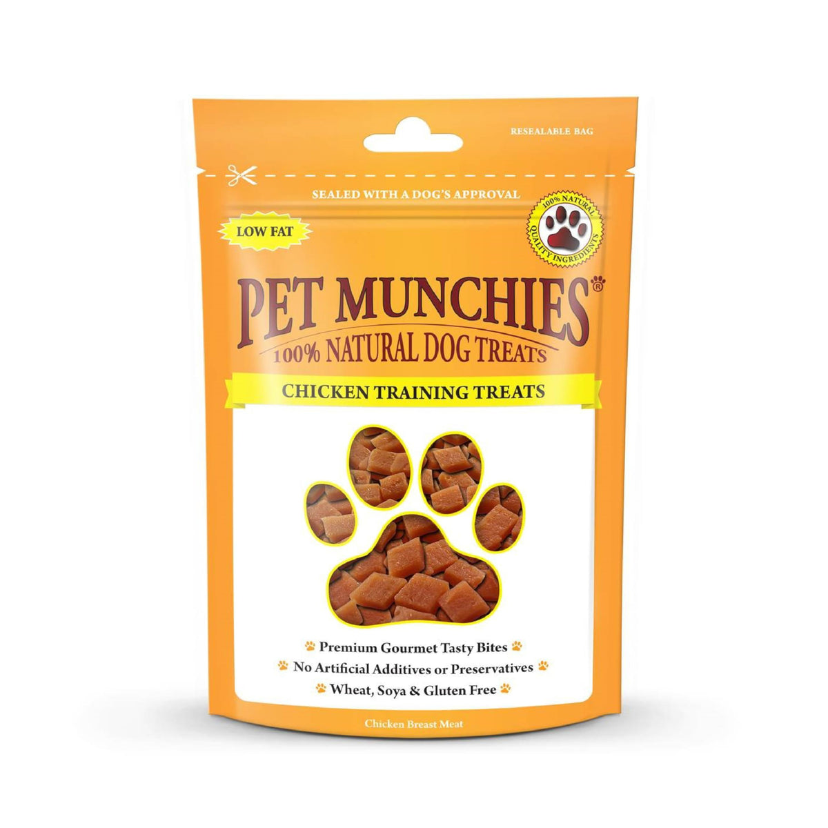 Pet Munchies Venison & Beef Liver Dog Training Treats, Grain Free Tasty Bites with Natural Real Meat, Low in Fat 50g