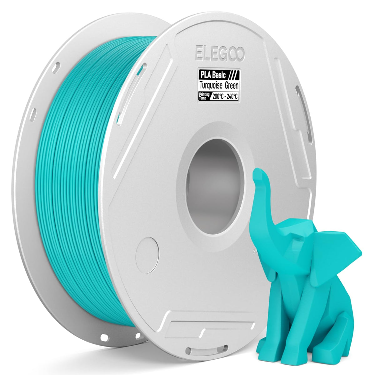 ELEGOO PLA Basic Refill 3D Printer Filament 1.75mm Red 1KG, Easy Storage