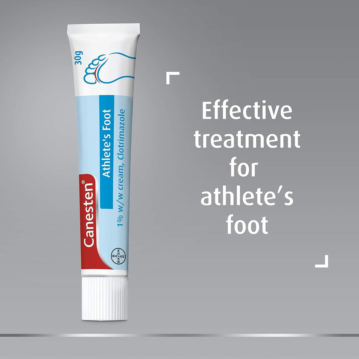 Canesten Athlete’s Foot Antifungal Cream 1%, 30g