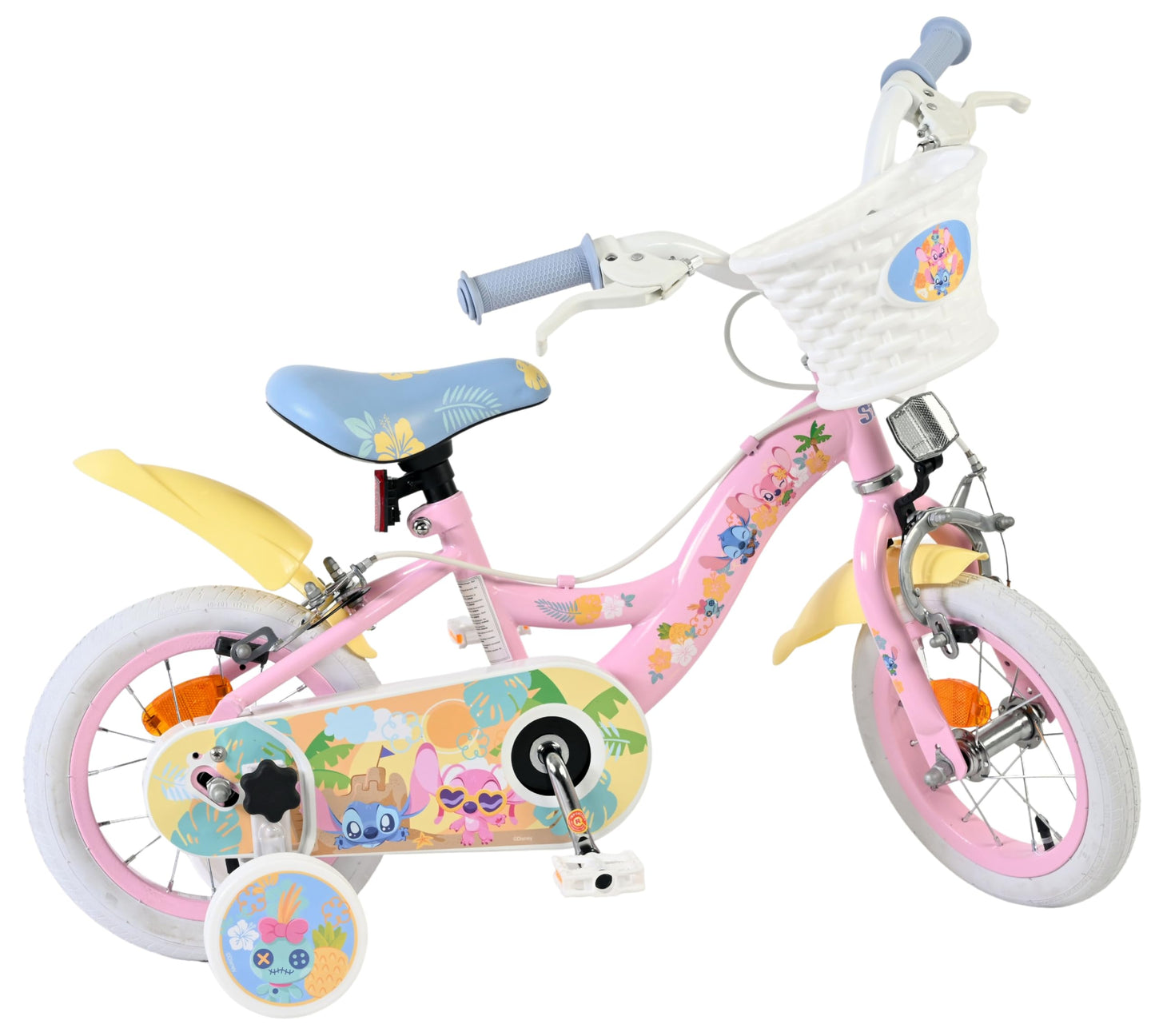 Volare Official Marvel Spider-Man Kids Bike 12" with Stabilisers — Ages 3-4