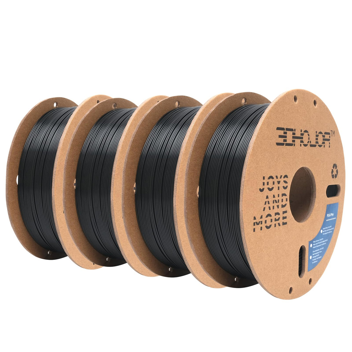 3DHoJor PLA+ PLA Plus Filament 1.75mm 1kg(2.2lbs) for 3D Printers,Yellow