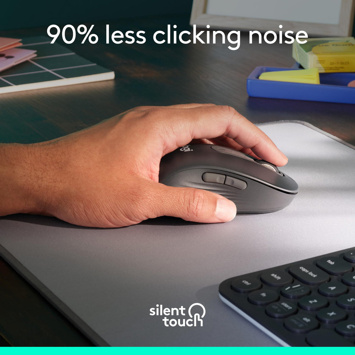 Logitech Signature M650 L Full Size Wireless Mouse - For Large Sized Hands