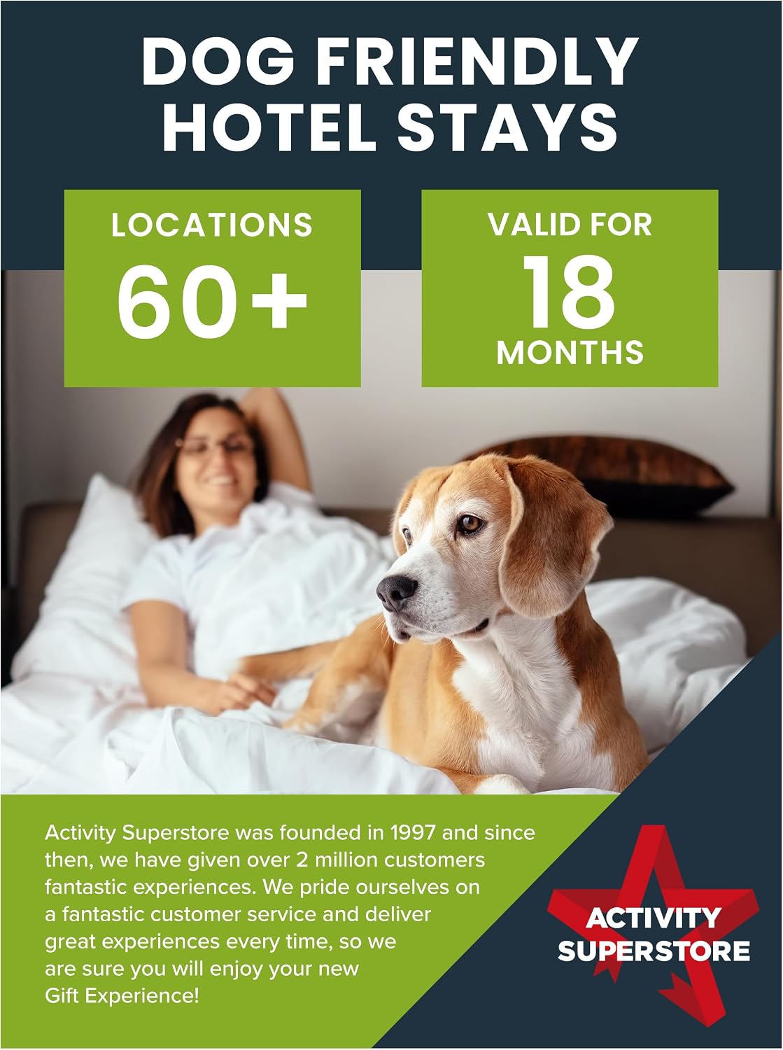 Activity Superstore Dog Friendly Hotel Stay Gift Experience Voucher