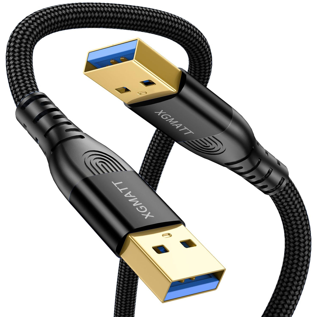 USB 3.0 Cable 1M,5Gbps High Speed Transfer USB Type A Male to Male Lead