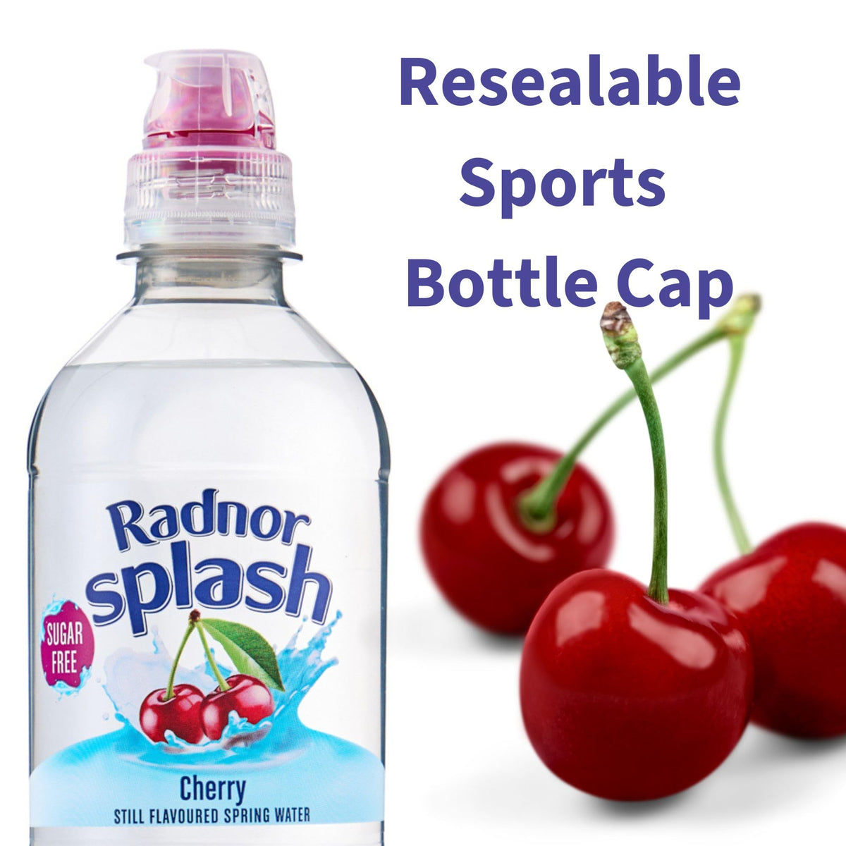 Radnor Splash Flavoured Water Sugar Free 500ml - Pack of 24 (Strawberry)