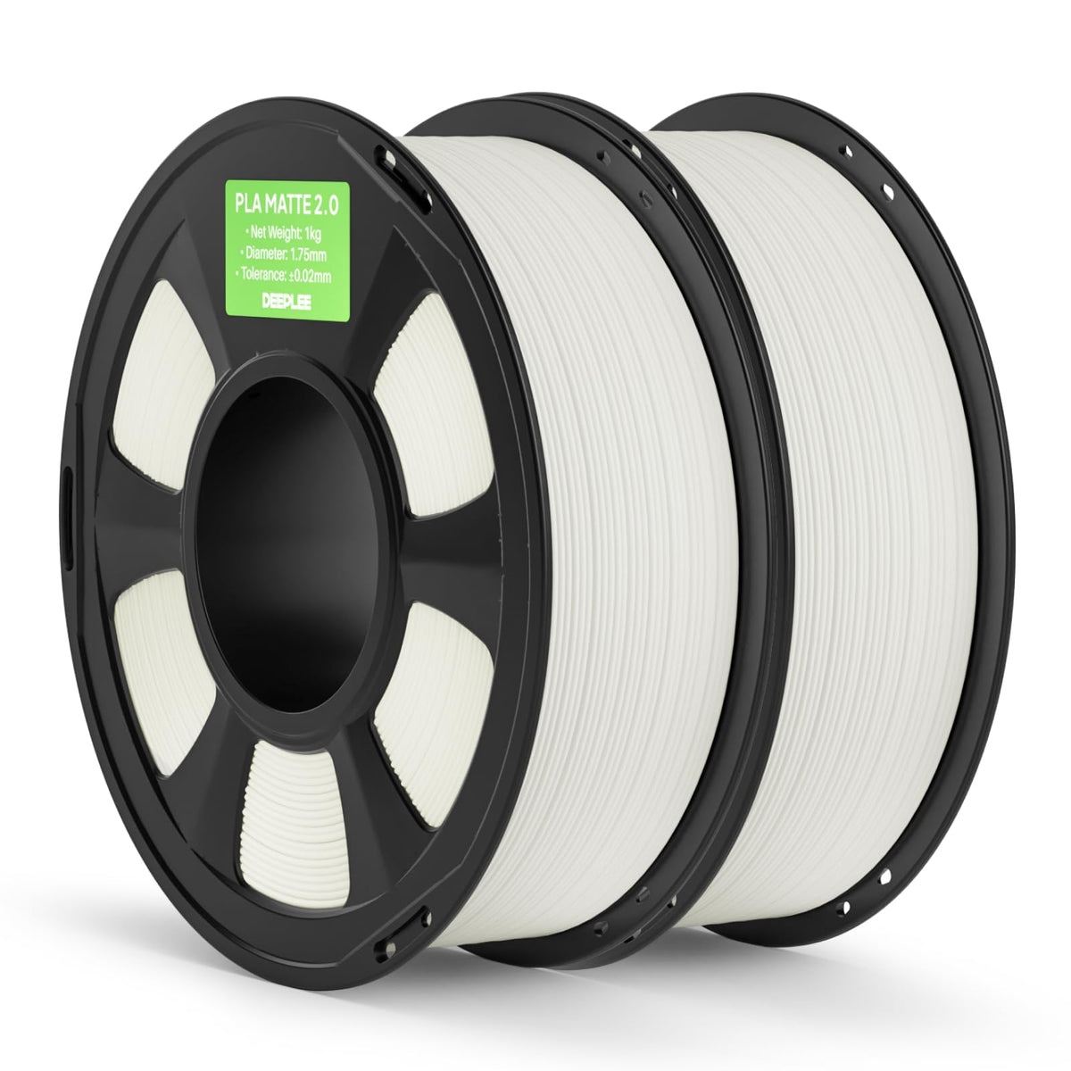 DEEPLEE PLA Filament, Matte 2.0 3D Printer Filaments 1.75mm Beige 1KG