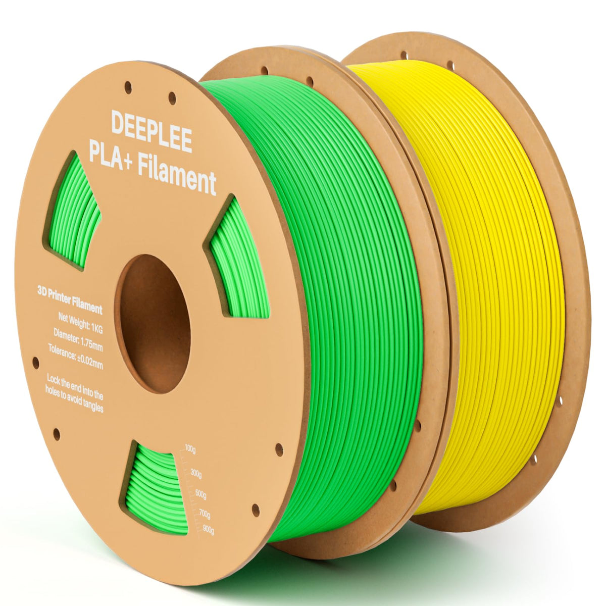 DEEPLEE PLA Plus 1.75mm Filament White 1kg