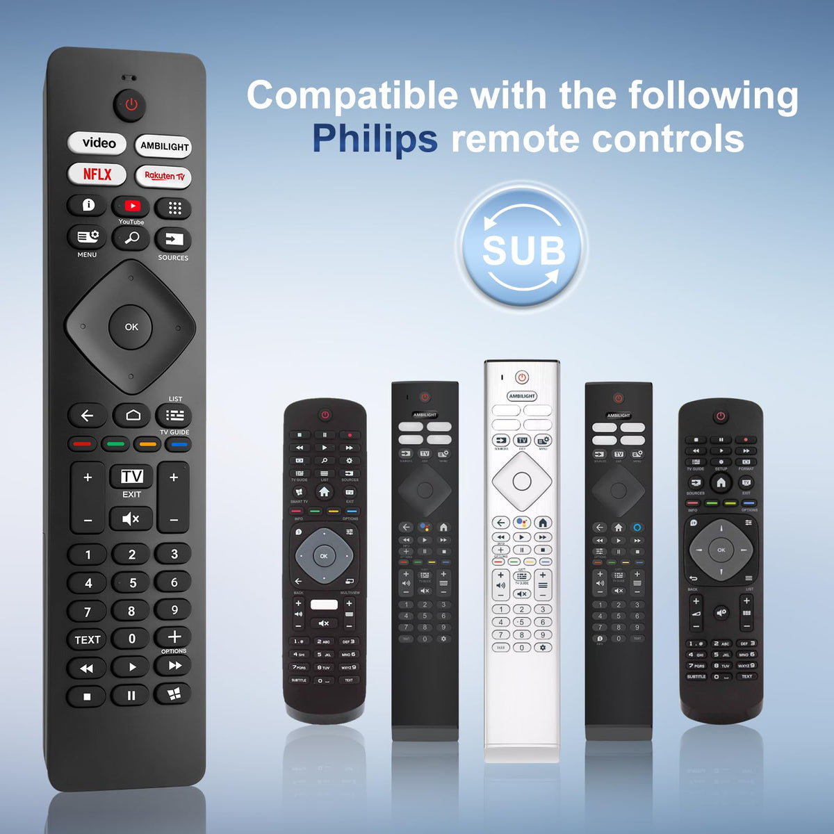 Universal for Samsung TV Remote Replacement【2 Pack】