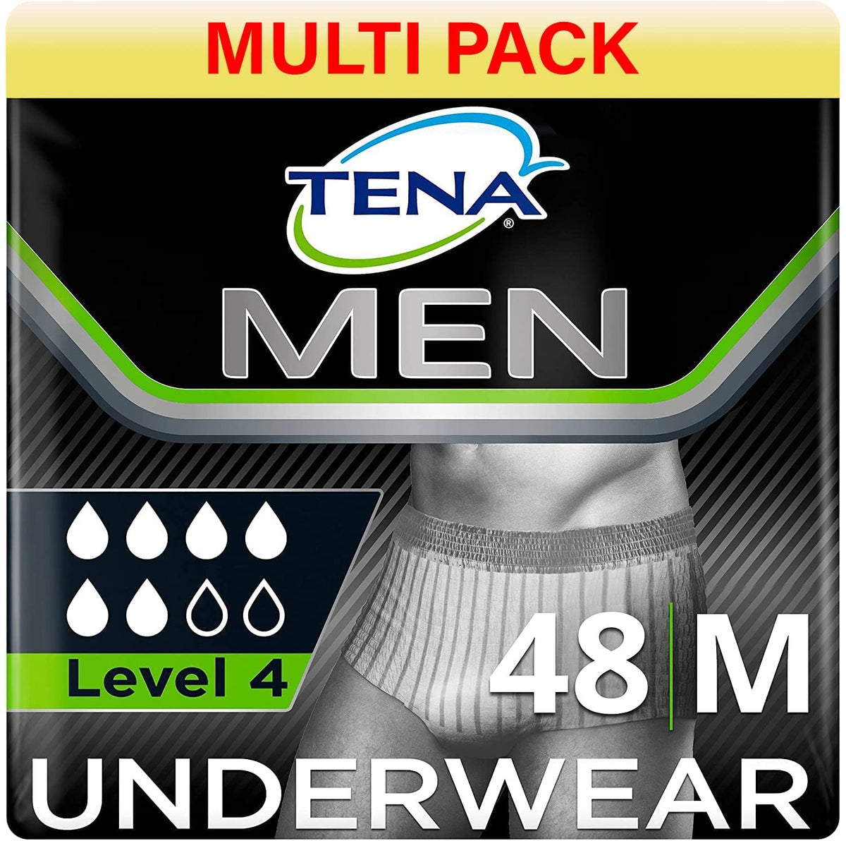 Tena - Tena Men Premium Fit Level 4 (Size L/XL) Protective Underwear - 10 Pieces