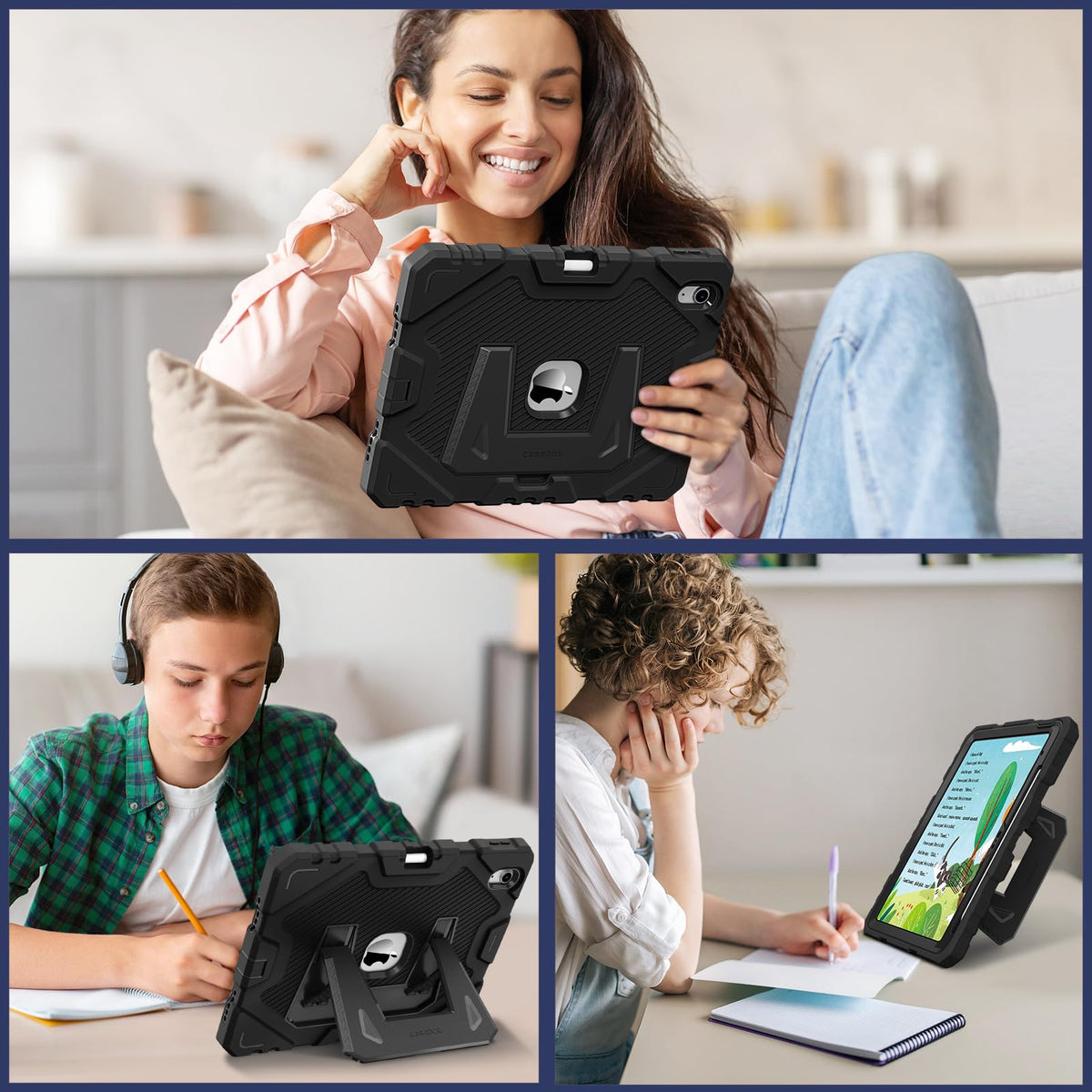 FINTIE Kid-Friendly Case for iPad (A16) 11th Gen 11 Inch, iPad 10th Gen