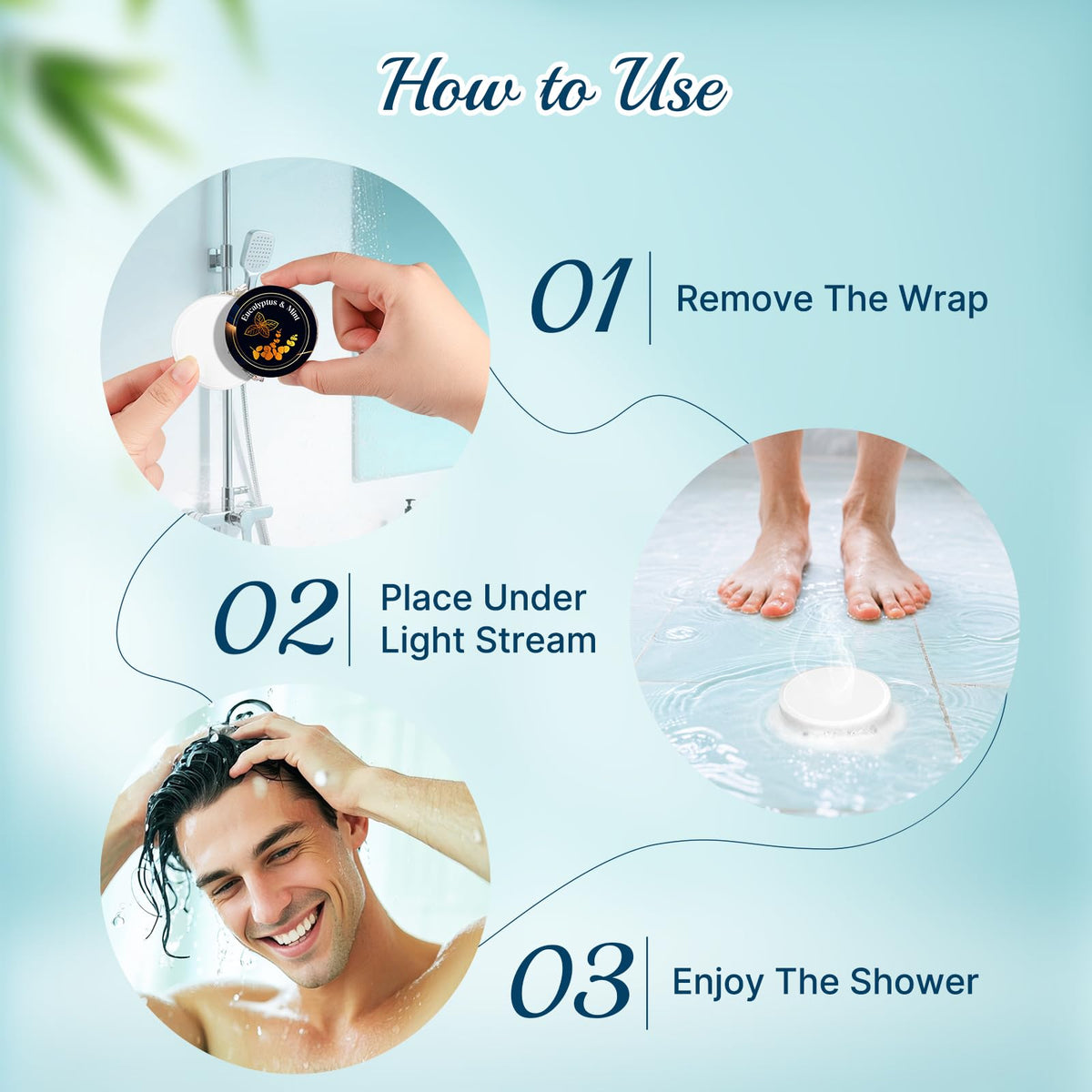 Linkax Shower Steamers Aromatherapy 8 Pcs, Christmas Gift for Women Purple