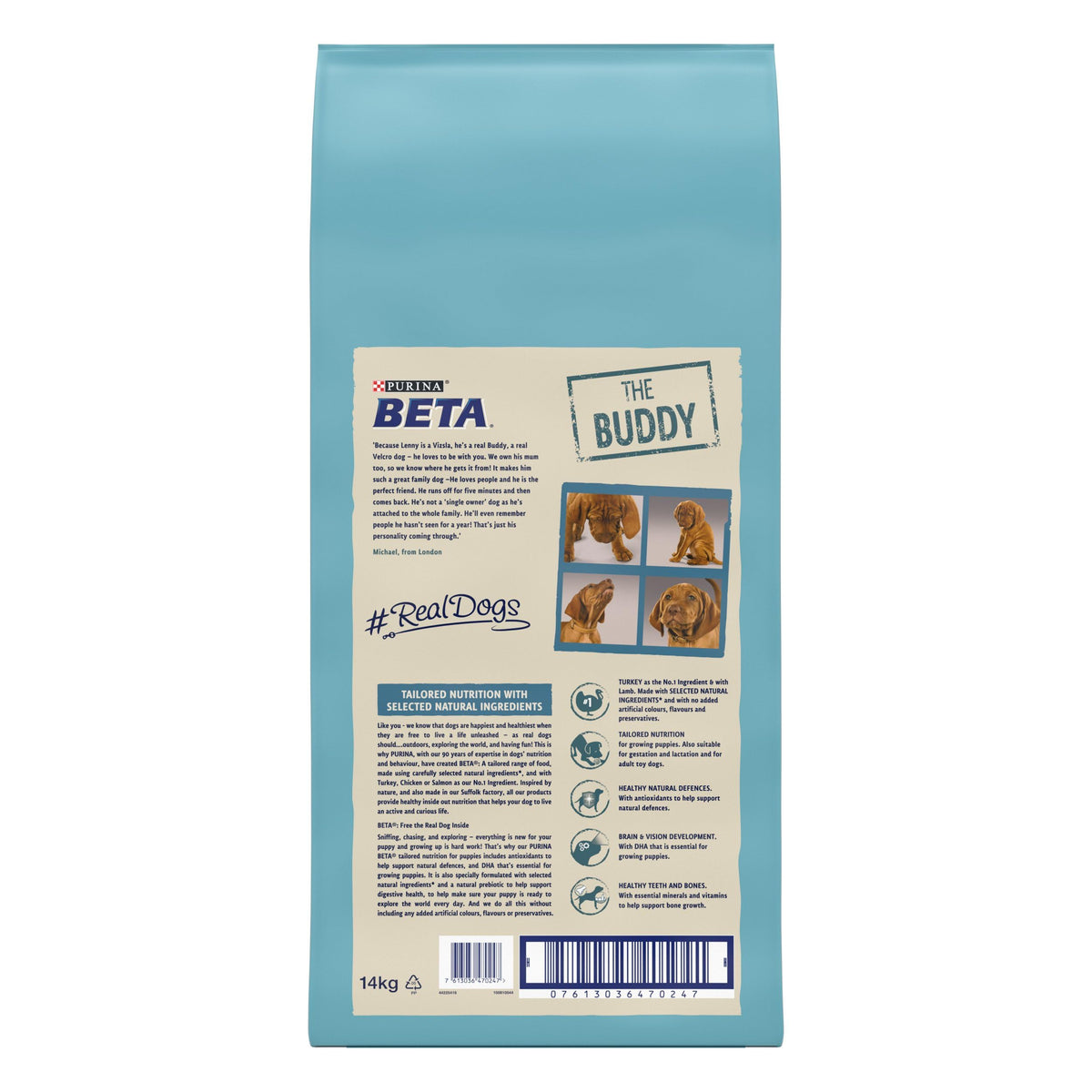 BETA Adult Sensitive Salmon Dry Dog Food 14kg