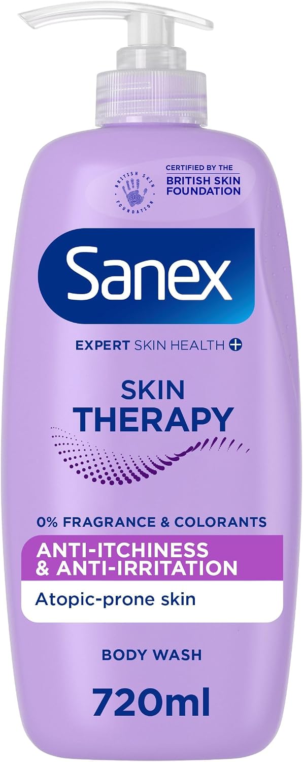 Sanex Skin Therapy Anti Irritation Body Wash 720ml, Pump