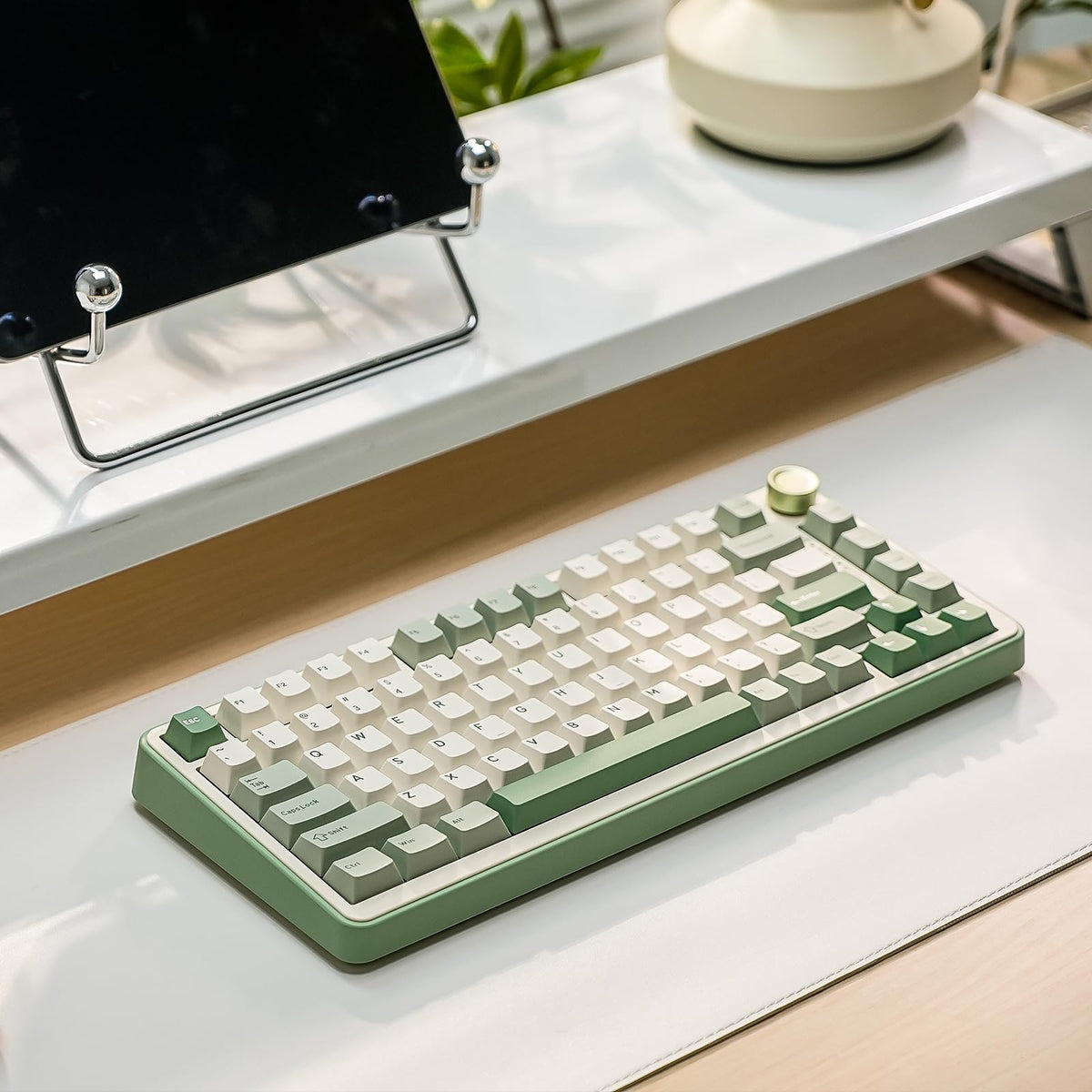 YUNZII B75 PRO 75% Wireless Mechanical Keyboard (Black Heart,Cocoa Switch)