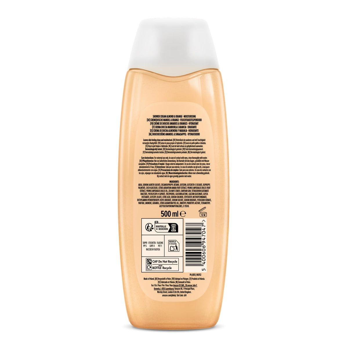 by Amazon Vanilla & Coconut Shower Gel, 2 x 500ml