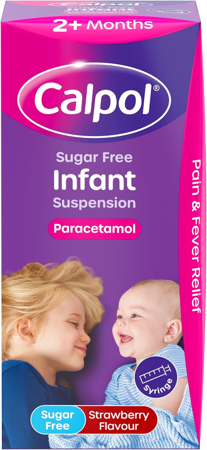 Calpol Sugar-Free Infant Suspension Paracetamol (1 x 100ml)
