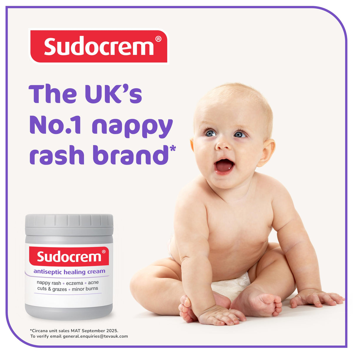 Sudocrem® Sudosalve™ Nappy Rash Cream 25g (Pack of 1)