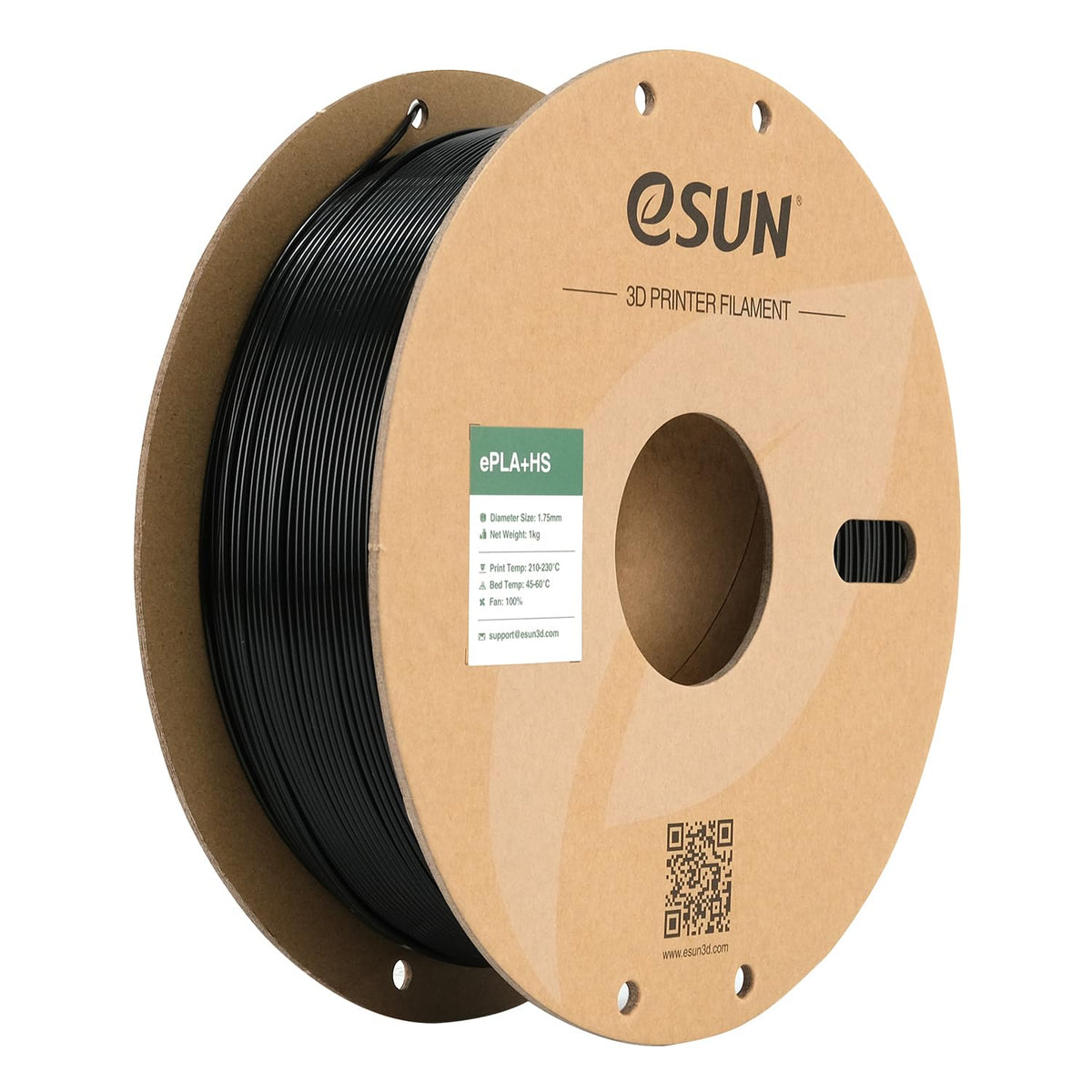 eSUN PLA+ Filament 1KG, PLA+HS High Speed 3D Printer Filament, Cold White